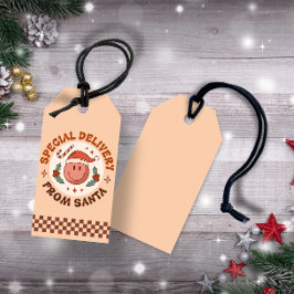 Speciale levering vanaf de kerstman cadeaulabel