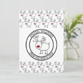 Speciale levering vanaf de Noordpool Gepersonalise Feestdagenkaart (Staand voorkant)