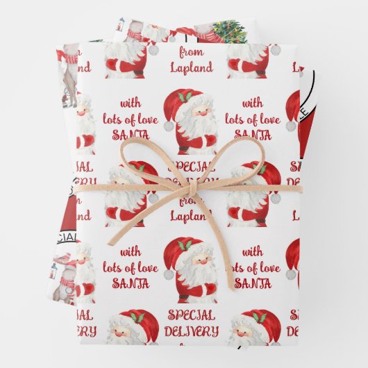 Speciale levering vanaf kerstset inpakpapier vel (In situ)