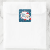 Speciale levering vanaf North Pole Christmas Vierkante Sticker (Tas)