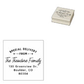 Speciale levering vanaf retouradres rubberstempel (Gestempeld)