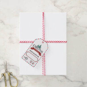 Speciale levering vanaf Santa's North Pole Christm Cadeaulabel