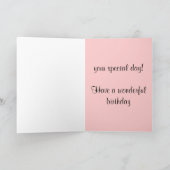 Speciale levering Verjaardag Kaart (Binnen)