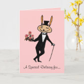 Speciale levering Verjaardag Kaart (Gele Bloem)