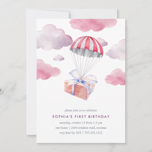 Speciale levering Verjaardag Uitnodiging (Voorkant)