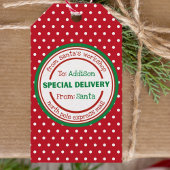 Speciale levering voor aangepast cadeau-Label van  Cadeaulabel