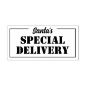 Speciale levering voor de kerstman rubberstempel (Afrduk)