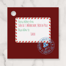Speciale levering voor Santa's Workshop Bedankjes Labels