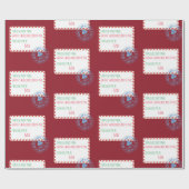 Speciale levering voor Santa's Workshop Cadeaupapier (Vlak)