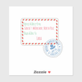 Speciale levering voor Santa's Workshop Sticker
