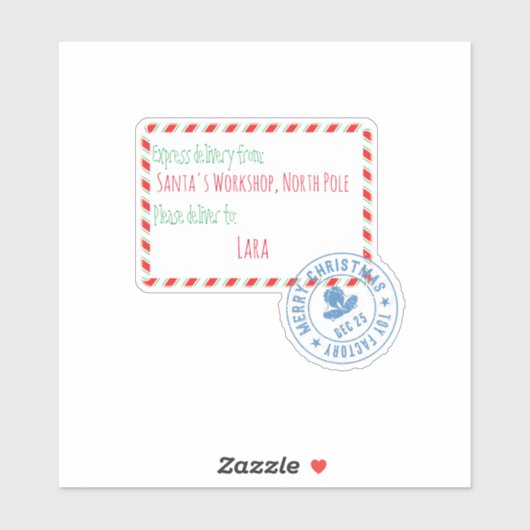 Speciale levering voor Santa's Workshop Sticker (Vel)