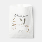 Speciale Levering Waterverf Stork Dank u Bedankzakje (Voorkant)