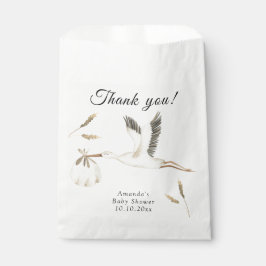 Speciale Levering Waterverf Stork Dank u Bedankzakje