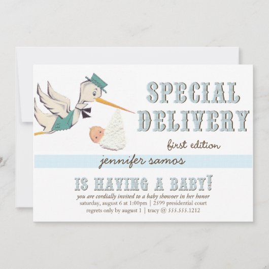 Speciale levering -  winkel kaart (Voorkant)