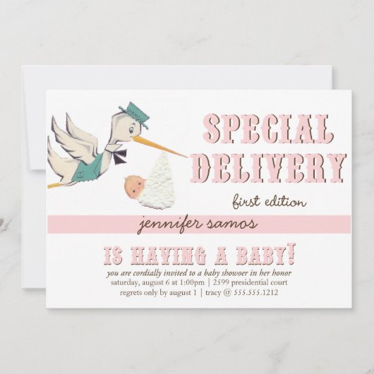 Speciale levering -  winkel kaart (Voorkant)