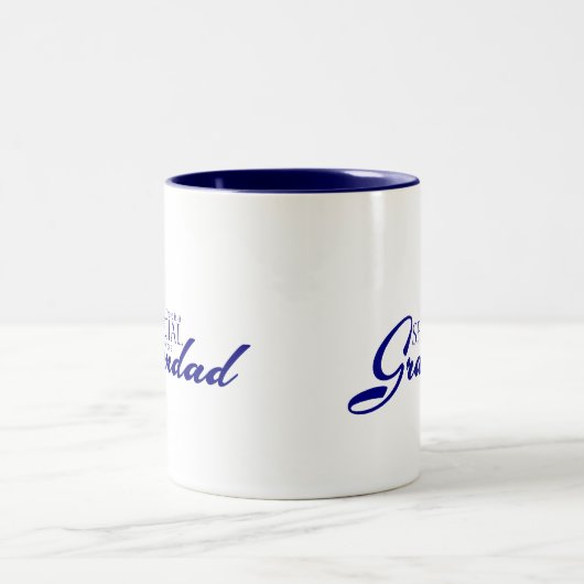 Speciale liefde voor Grandad Tweekleurige Koffiemok (Center)