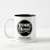 Speciale Logo voor speciale acties voor bedrijven Tweekleurige Koffiemok (Links)