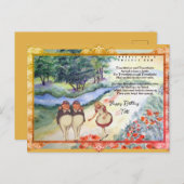 Speciale Looking Glass Tweedle Dee Dum Song  Briefkaart (Voorkant / Achterkant)