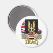 speciale luchtdienst sas raf irak oorlogsveteranen magneet (Voorkant / Achterkant)