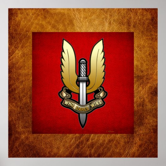 Speciale luchtdiensten (SAS) Poster (Voorkant)