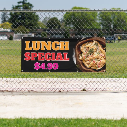 Speciale lunchbanner spandoek (Insitu)