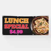 Speciale lunchbanner spandoek (Horizontaal)