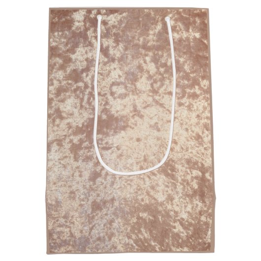 Speciale luxe tas voor speciale luxe fluwelen medium cadeauzakje (Achterkant)