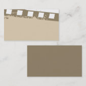 speciale, maar unieke visitekaartje voor films (Voorkant / Achterkant)