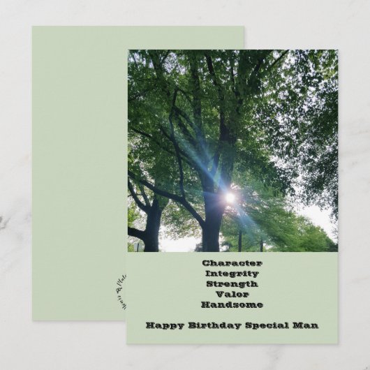 Speciale Man vogelgriep Vat Wenskaart (Voorkant / Achterkant)