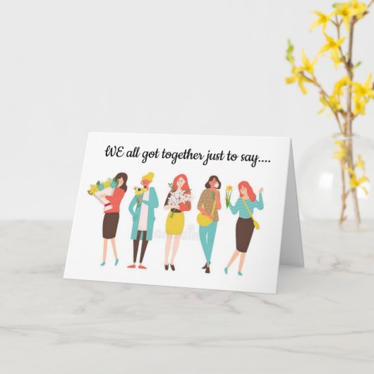 *SPECIALE MEDEWERKER* OP HAAR GROTE DAG KAART (Gele Bloem)