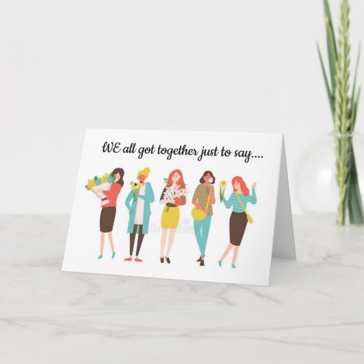 *SPECIALE MEDEWERKER* OP HAAR GROTE DAG KAART (Voorkant)