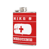 Speciale 'Medicine' grappige fles voor hem Heupfles (Links)