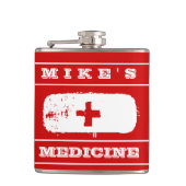 Speciale 'Medicine' grappige fles voor hem Heupfles (Voorkant)