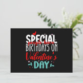 Speciale mensen hebben verjaardagen te Valentijnsd Kaart (Staand voorkant)