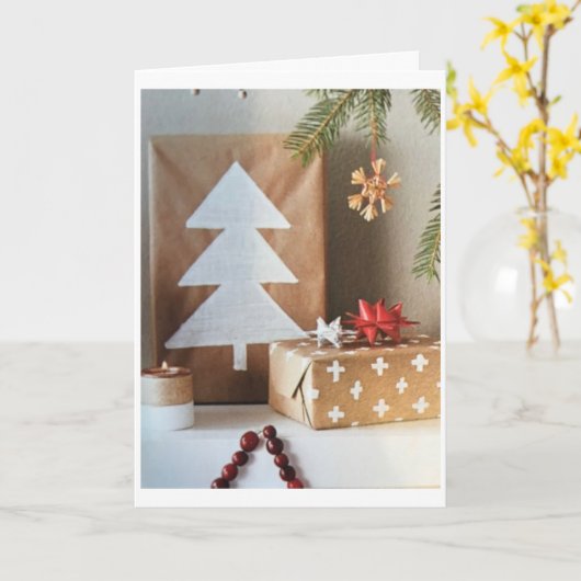 **SPECIALE MENSEN OP SPECIALE TIJD** CHRISTMAS KAART (Gele Bloem)