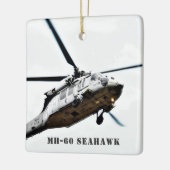 Speciale militaire helikopter bij MH-60 zeehawk Keramisch Ornament (Links)