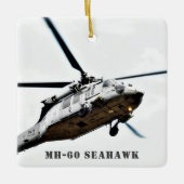 Speciale militaire helikopter bij MH-60 zeehawk Keramisch Ornament (Voorkant)