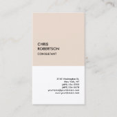 Speciale minimalistische minimalistische bovenzijd visitekaartje (Voorkant)