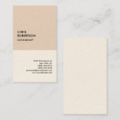 Speciale minimalistische, moderne, unieke handteke visitekaartje (Voorkant / Achterkant)