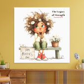 Speciale Moeder (Aandenken) Canvas Afdruk (Insitu (Woonkamer))