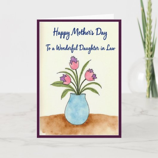 Speciale Moederdag Bloemenkaart Kaart (Voorkant)