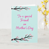 Speciale Moederdag Bloemkaart Kaart (Gele Bloem)