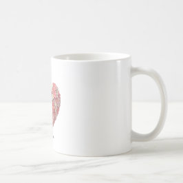 Speciale Moederdag Gift Geweldige Bloemenhart Koffiemok