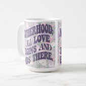 Speciale Moederdag met welgemeende quote Koffiemok (Voorkant links)