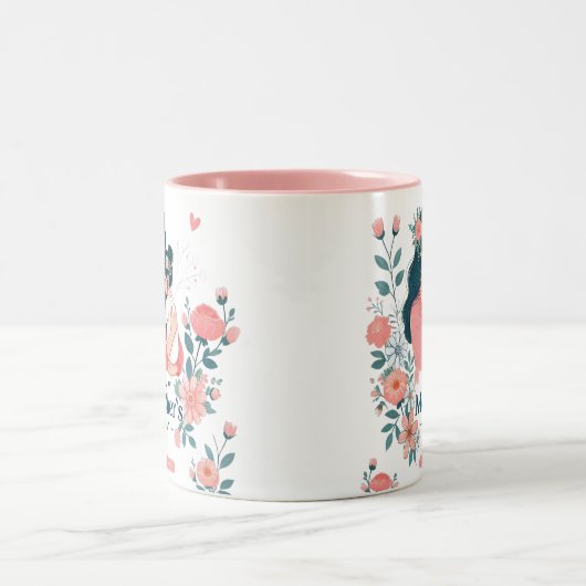 speciale Moederdag-Mok Tweekleurige Koffiemok (Center)