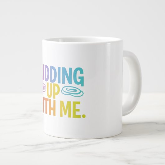 Speciale Mok "Pudding Up With Me" Grappige mok - S (Voorkant rechts)
