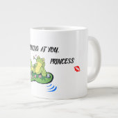 Speciale Mok Valentijnsdag Funny Love Kiss Frog (Voorkant rechts)