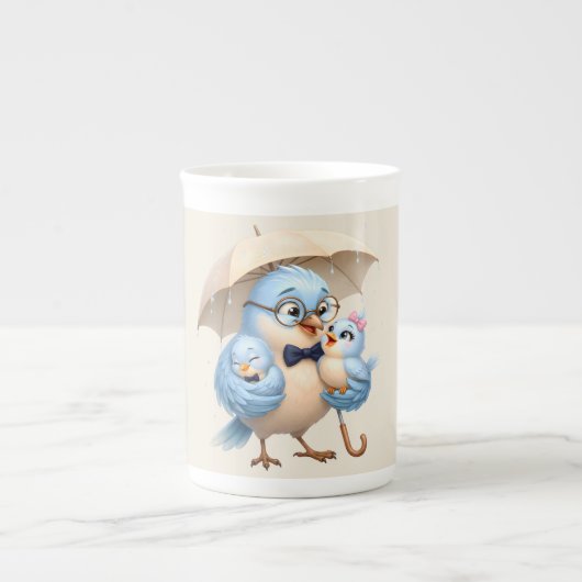 Speciale mok voor papa vogel voor vader (Voorkant)