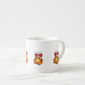 Speciale Mok ) wijnglazen met bloemen (Voorkant rechts)