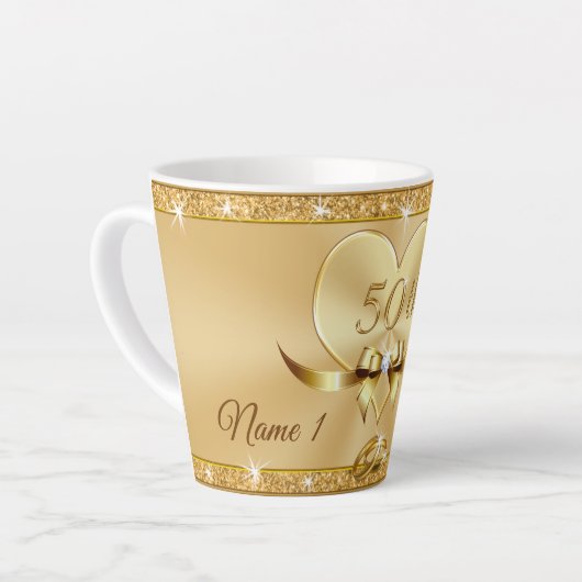 Speciale Mokken voor 50e Jubileum, latte (Linkerhoek)